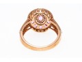 Delicate 14K And Light Pink Sapphire Ring, Size 7