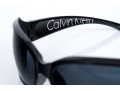 Calvin Klein Striking Black Acrylic Sunglasses
