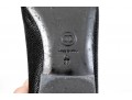 Chanel Classic Black Leather Ballet Flats, Size 37