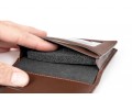 Tumi Classic Brown Leather ID Lock Wallet, With Box
