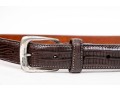 Two Ralph Lauren Leather And Sterling Belts, Size 30
