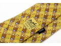 Hermes Lot Of Three Silk Ties, Assorted Colors And Patterns