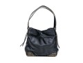 Burberry Edgy Studded Black Leather Bag Handbag
