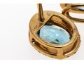 Bright Blue Topaz And Diamond 14K Stud Earrings
