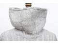 Escada Light Grey Cowl Neck Sweater, Size 42