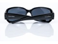 Calvin Klein Striking Black Acrylic Sunglasses
