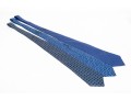 Hermes Lot Of Three Silk Ties, Blue Tones