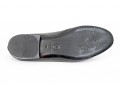 Chanel Classic Black Leather Ballet Flats, Size 37