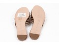 Gianvito Rossi Pretty Ribbed Leather And Snake Grain Sandals, Size 37, Retail $845