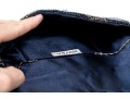 Moyna Fabulous Blue, Black, Green And Tan Beaded Camo Clutch, With Chain