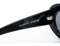 Escada Sophisticated Wide Frame Black Acrylic Sunglasses