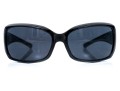 Calvin Klein Striking Black Acrylic Sunglasses