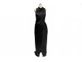 Elegant Black Sleeveless Evening Gown By Halston, Size 8