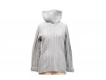 Escada Light Grey Cowl Neck Sweater, Size 42