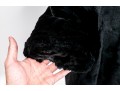 Carol Little Soft Black Fur Coat, Size M