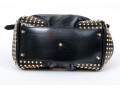 Burberry Edgy Studded Black Leather Bag Handbag
