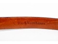 Two Ralph Lauren Leather And Sterling Belts, Size 30