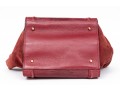 Valentino Lavish Burgundy Leather, Alligator And Suede Oversized Top Handle Bag