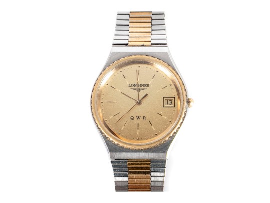 Longines QWR Stainless Steel Wristwatch