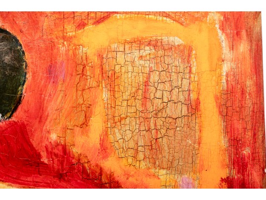 Alain Bonnefoit (French, B. 1937) Painting On Board, Female Nude