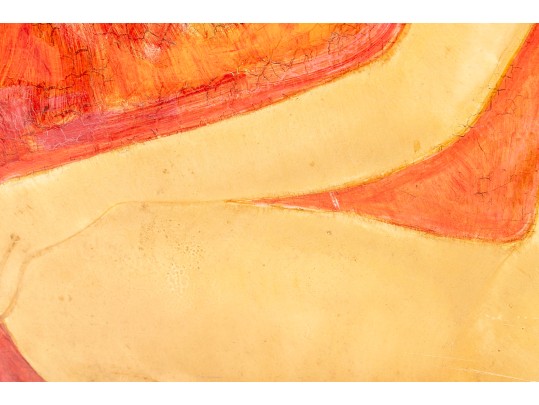 Alain Bonnefoit (French, B. 1937) Painting On Board, Female Nude