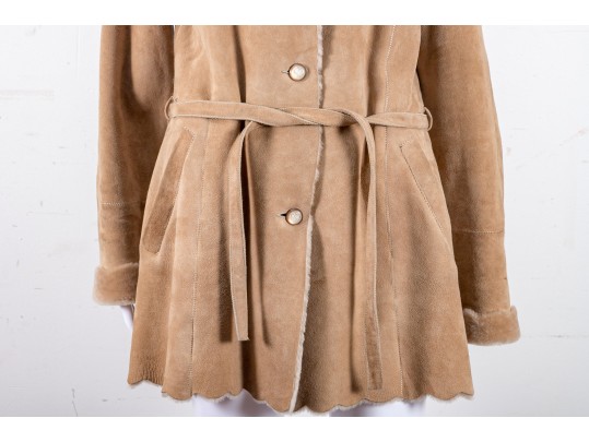 Escada Lambskin Fur Coat