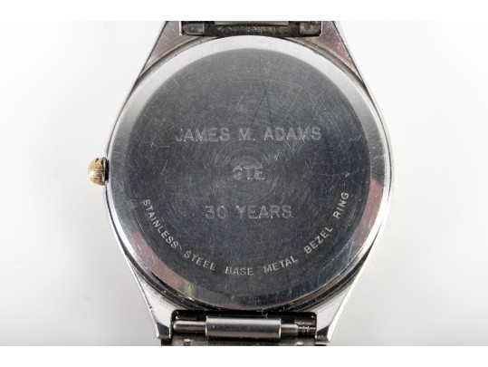 Longines QWR Stainless Steel Wristwatch