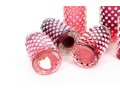 Cranberry Hobnail Depression Glass Salt And Pepper Shakers 