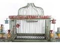 Impressive 1880's French Tole Birdcage