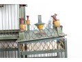Impressive 1880's French Tole Birdcage