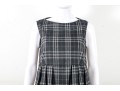 Burberry Black Plaid Wool Knee-Length Dress Size 8