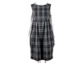 Burberry Black Plaid Wool Knee-Length Dress Size 8