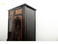 Antique Black-Lacquered Chinese Marriage Cabinet