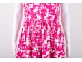 Oscar De La Renta Hot Pink And White Dress