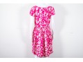 Oscar De La Renta Hot Pink And White Dress