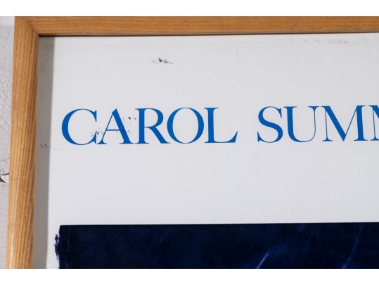 Carol Summers Woodcuts Exhibition Poster, Associated American Artists New York, 1980