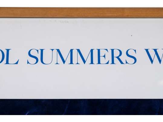 Carol Summers Woodcuts Exhibition Poster, Associated American Artists New York, 1980