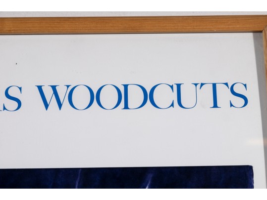 Carol Summers Woodcuts Exhibition Poster, Associated American Artists New York, 1980