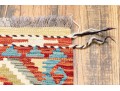 Hand Woven Wool Kilim 33” X 46”