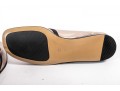 Anyi Lu Esmee Wedges In Champagne Nappa Leather, Women's 37.5