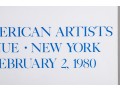 Carol Summers Woodcuts Exhibition Poster, Associated American Artists New York, 1980
