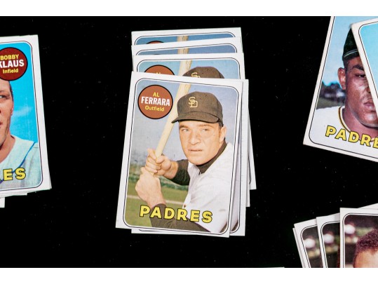 [93] 1969 Topps Padres Cards, G-NMT