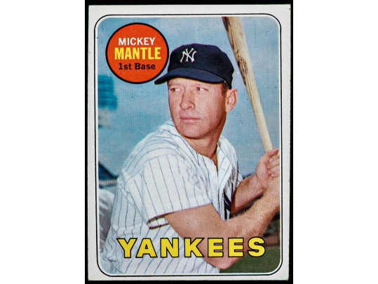 1969 Topps Mickey Mantle #500