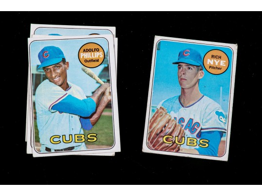 [75] 1969 Topps Cubs Baseball Cards, Fair-NMT