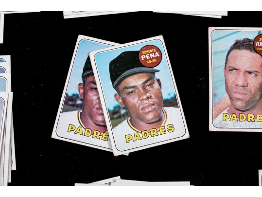 [93] 1969 Topps Padres Cards, G-NMT