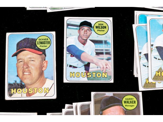 [90] 1969 Topps Houston Baseball Cards, G-NMT