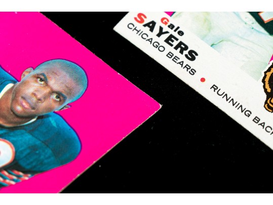 Five 1969 Topps Gale Sayers Football Cards