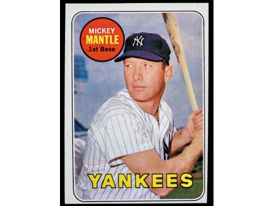 1969 Topps Mickey Mantle #500