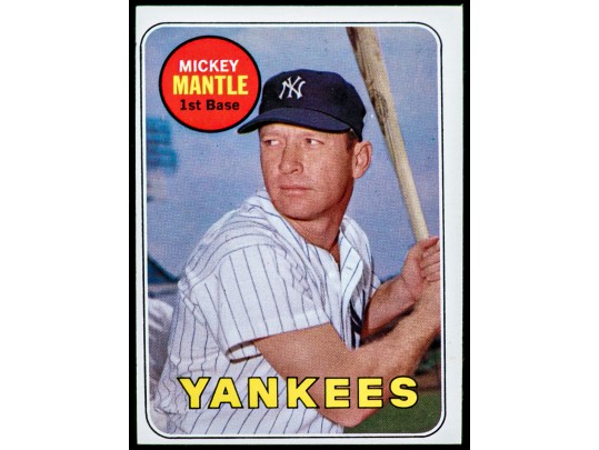 1969 Topps Mickey Mantle #500