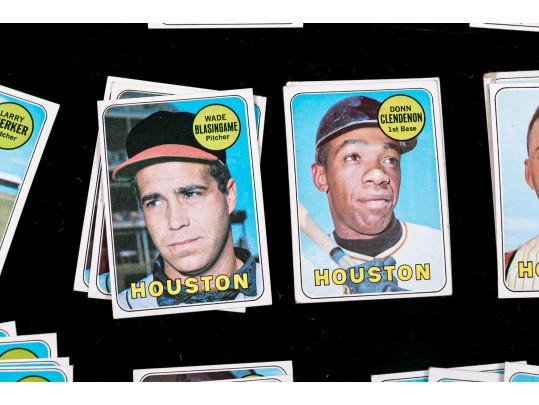 [90] 1969 Topps Houston Baseball Cards, G-NMT